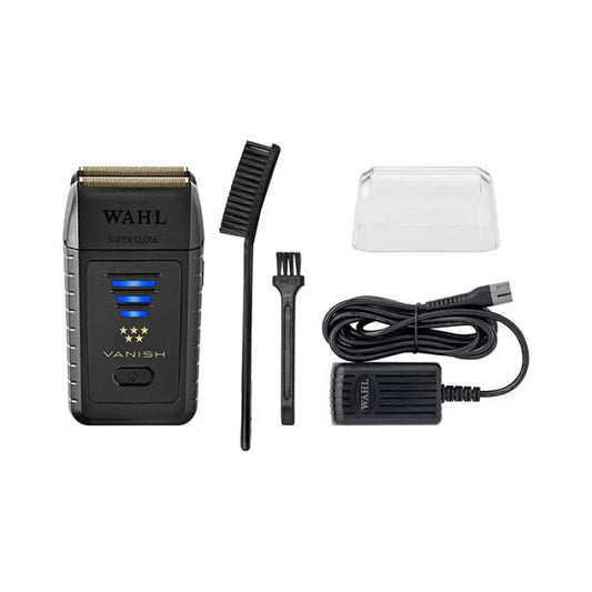 Wahl Vanish professional cordless foil shaver angled view