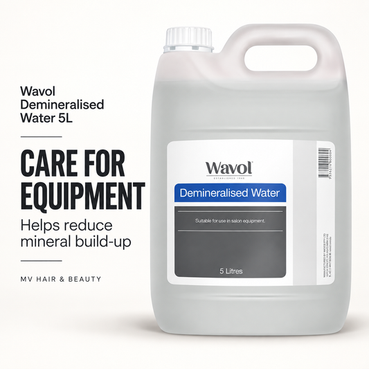 Wavol Demineralised Water 5L – Pure Water for Salon & Equipment Use — CARE FOR EQUIPMENT