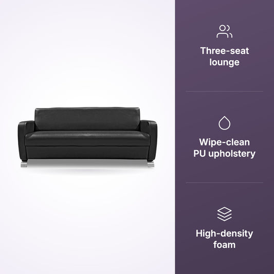 Bloc Three-Seat Waiting Lounge W15, view 2