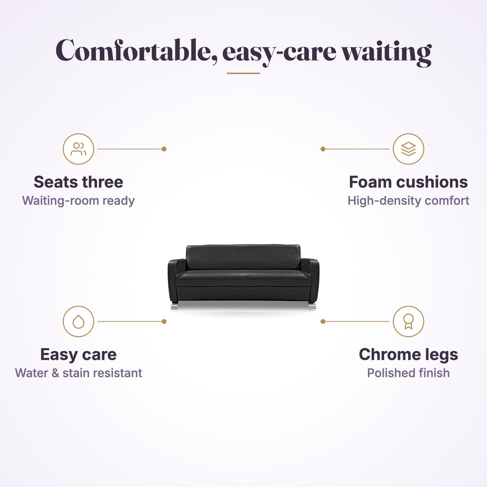 Bloc Three-Seat Waiting Lounge W15, view 4