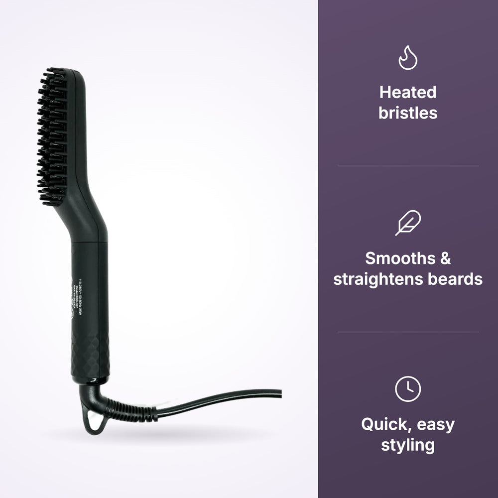 Bravo Beard Straightening Brush - product benefits