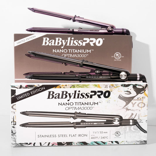 BaBylissPRO Nano Titanium Optima 3000 Straightener 32mm - Black — product detail 1