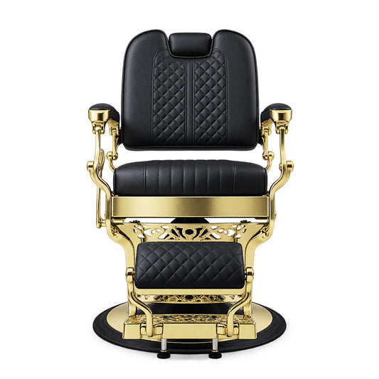 Bison 2.0 Barber Chair Gold Frame- Black A708 — photo 2