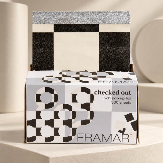 Framar Pop Up Foil Checked Out — studio product photograph