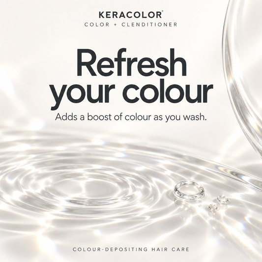 Keracolor Color + Clenditioner — Refresh your colour. Adds a boost of colour as you wash.