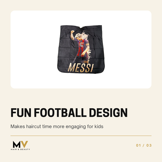 Kids Messi Cutting Cape, Fun football design