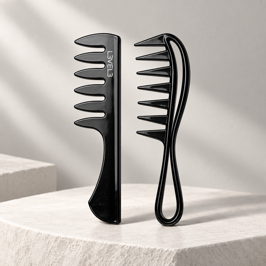 L3VEL3 Styling Comb Set - 2 Pcs โ studio product photograph