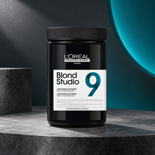 L’Oréal Blond Studio 9 Lightening Powder 500g — studio product photograph