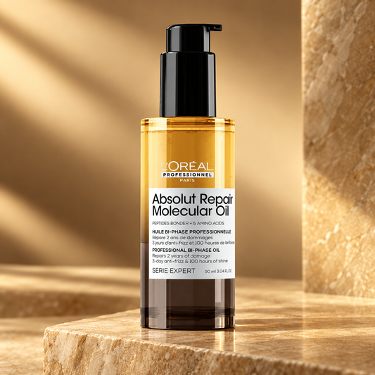 L'Oreal Absolut Repair Molecular Oil 90ml — studio product photograph