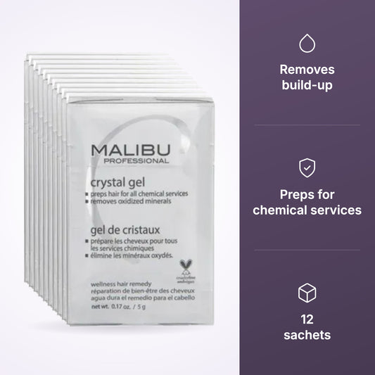 Malibu C Wellness Treatments Crystal Gel 12pc