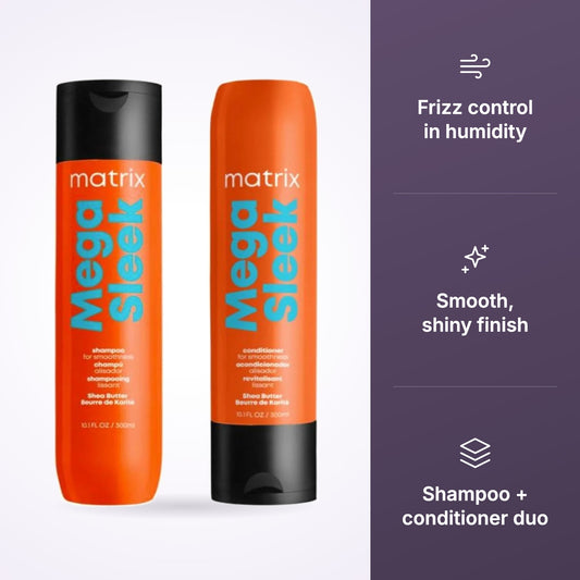 Matrix Total Results Mega Sleek Shampoo and Conditioner Duo Pack 300ml