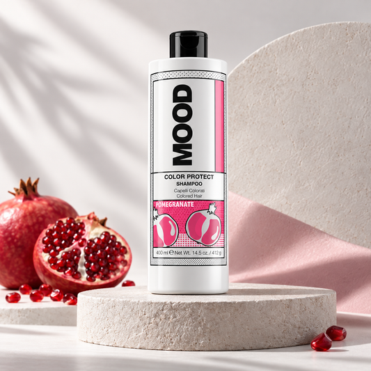 MOOD Color Protect Shampoo 400ml — studio product photograph