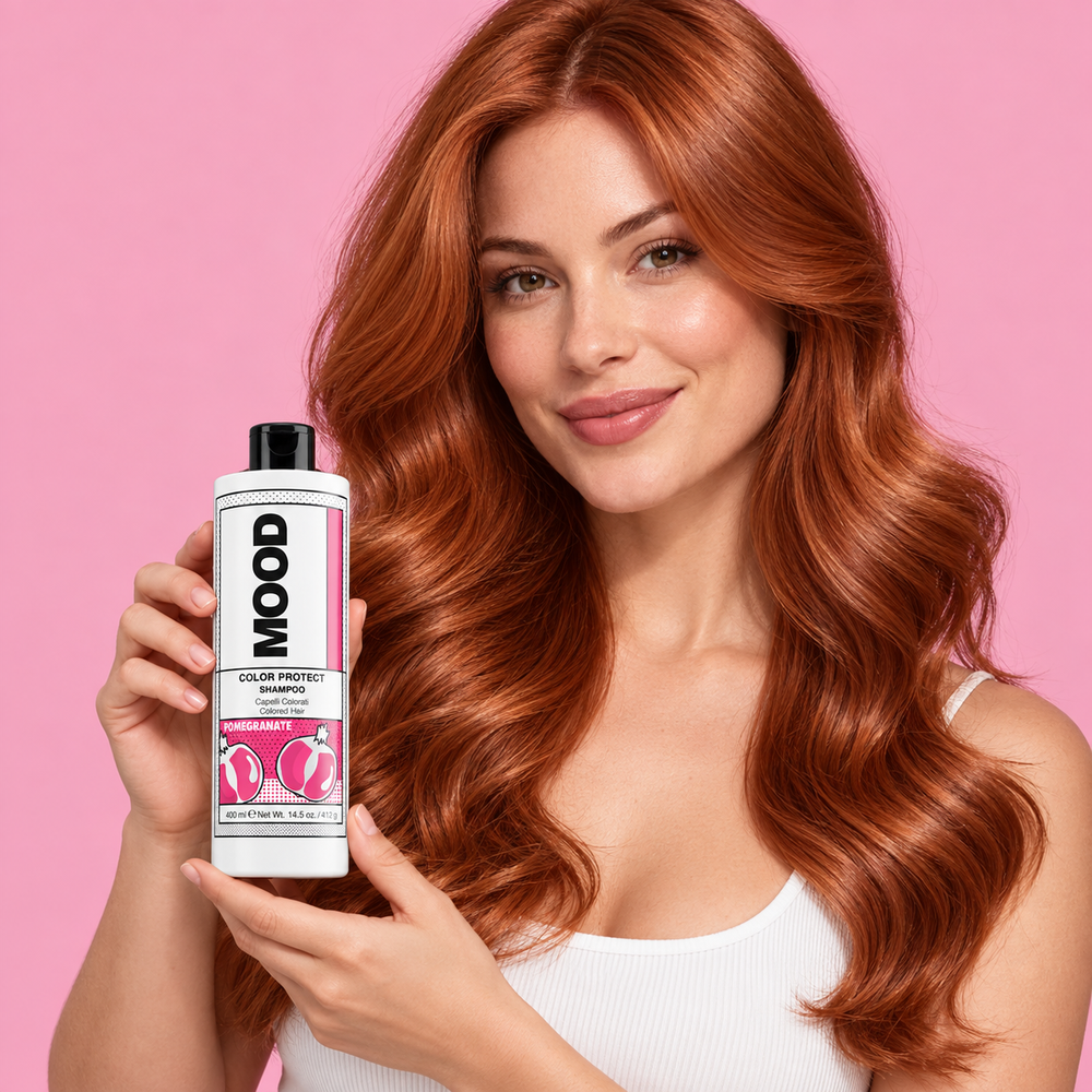 MOOD Color Protect Shampoo 400ml — model or professional use scene