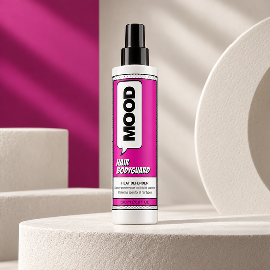 MOOD Hair Bodyguard Heat Defender 200ml โ studio product photograph