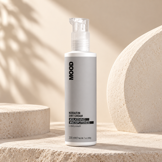 MOOD Keratin 2-in-1 Cream — studio product photograph