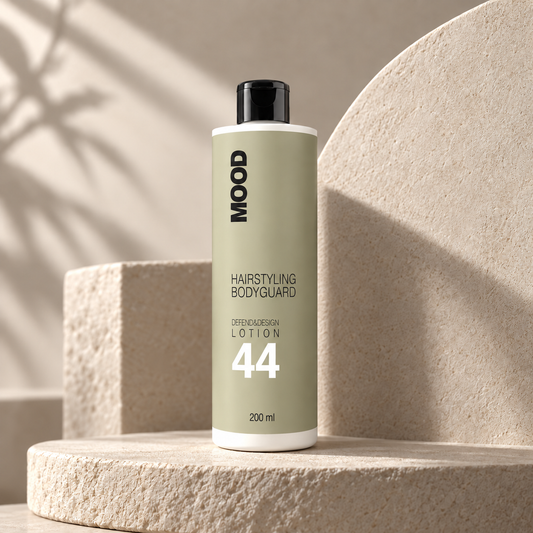 MOOD 44 Defend & Design Lotion 200ml — studio product photograph