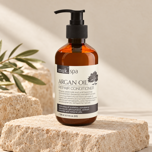 Muk Spa Argan Oil Repair Conditioner 300ml — studio product photograph