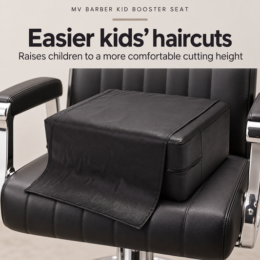 MV Barber Kid Booster Seat – raised seating height for easier kids' haircuts