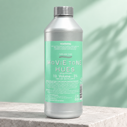 Natural Look Movie Tone Hues Cream Peroxide 10 vol 950ml studio product photograph