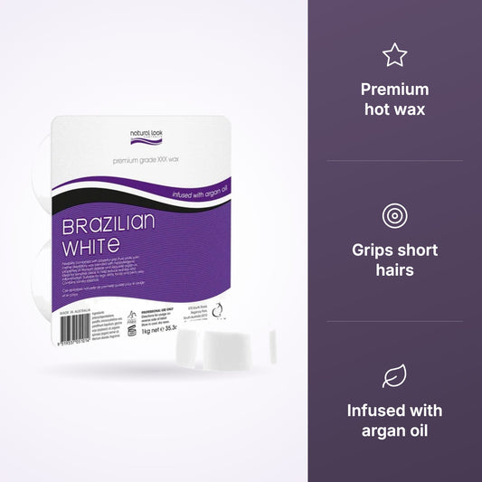 Natural Look Brazilian White Hot Wax, third product view