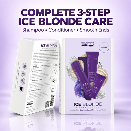 Natural Look Ice Blonde Silver Screen Hair Care Pack benefit 1