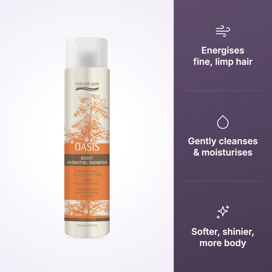 Natural Look Oasis Boost Hydrating Shampoo, third product view