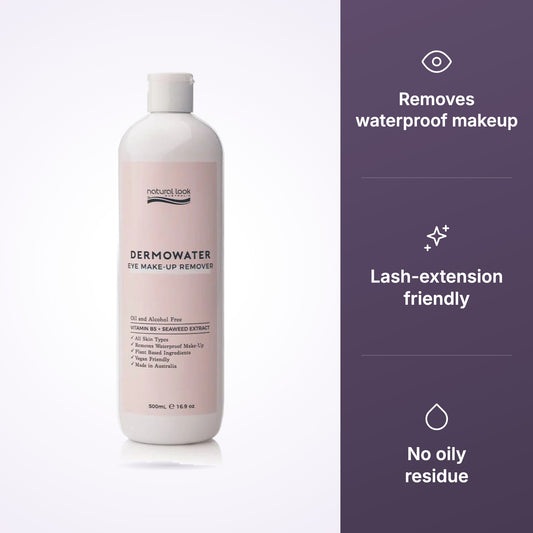 Natural Look Skincare Dermowater Eye Make-Up Remover, third product view