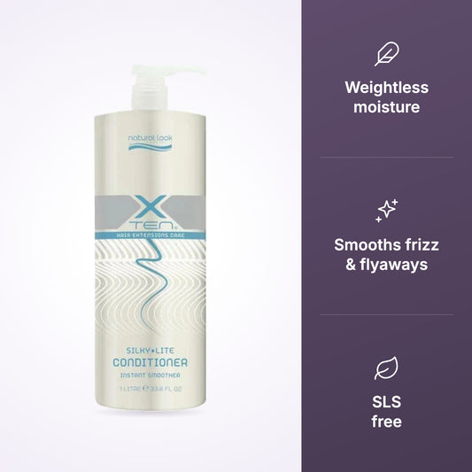 Natural Look X Ten Hair Extension Care Silky Lite Conditioner, third product view