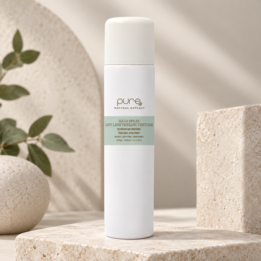PURE Halo Spray 200g โ studio product photograph