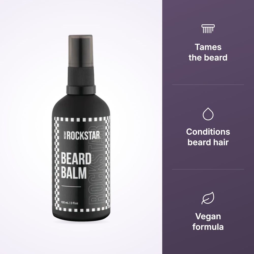 Instant Rockstar Beard Balm 100ml bottle