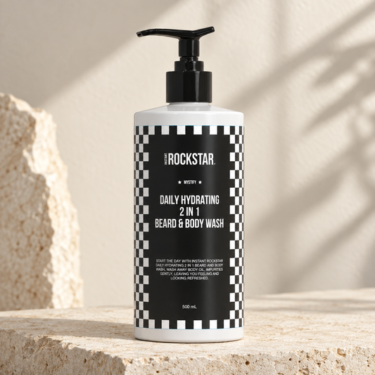 Rockstar 2-in-1 Beard & Body Wash 500ml studio photograph