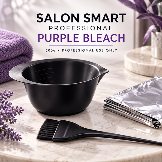 Salon Smart Purple Bleach 500g — salon preparation still life