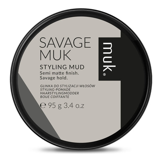 Savage muk Styling Mud 95g tin lid, semi matte finish, savage hold