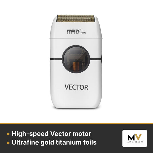 MRD Pro Vector Foil Shaver & Vector Foil Shaver Replacement Head Duo - White – view 2
