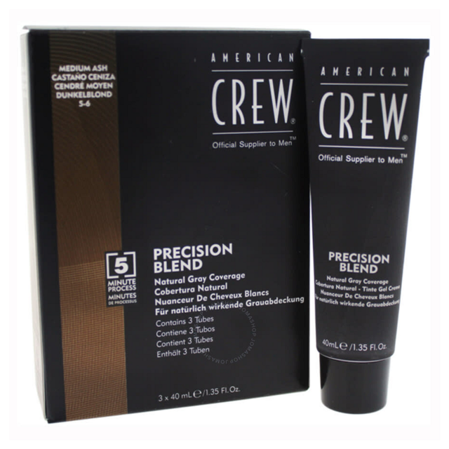 American Crew Precision Blend Medium Ash 3x40ml at MV Hair & Beauty, Adelaide