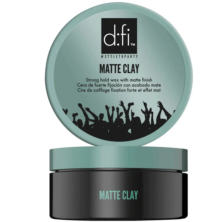 Matte hair styling clay