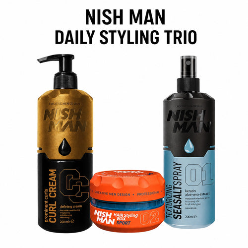 Nish Man Daily Styling Trio - Hero