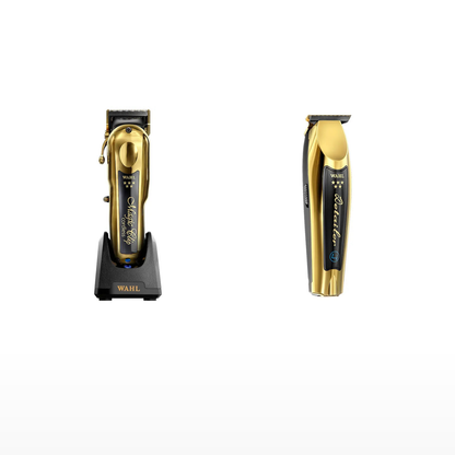 Wahl Gold Cordless Cutting Duo exact products on a clean white background