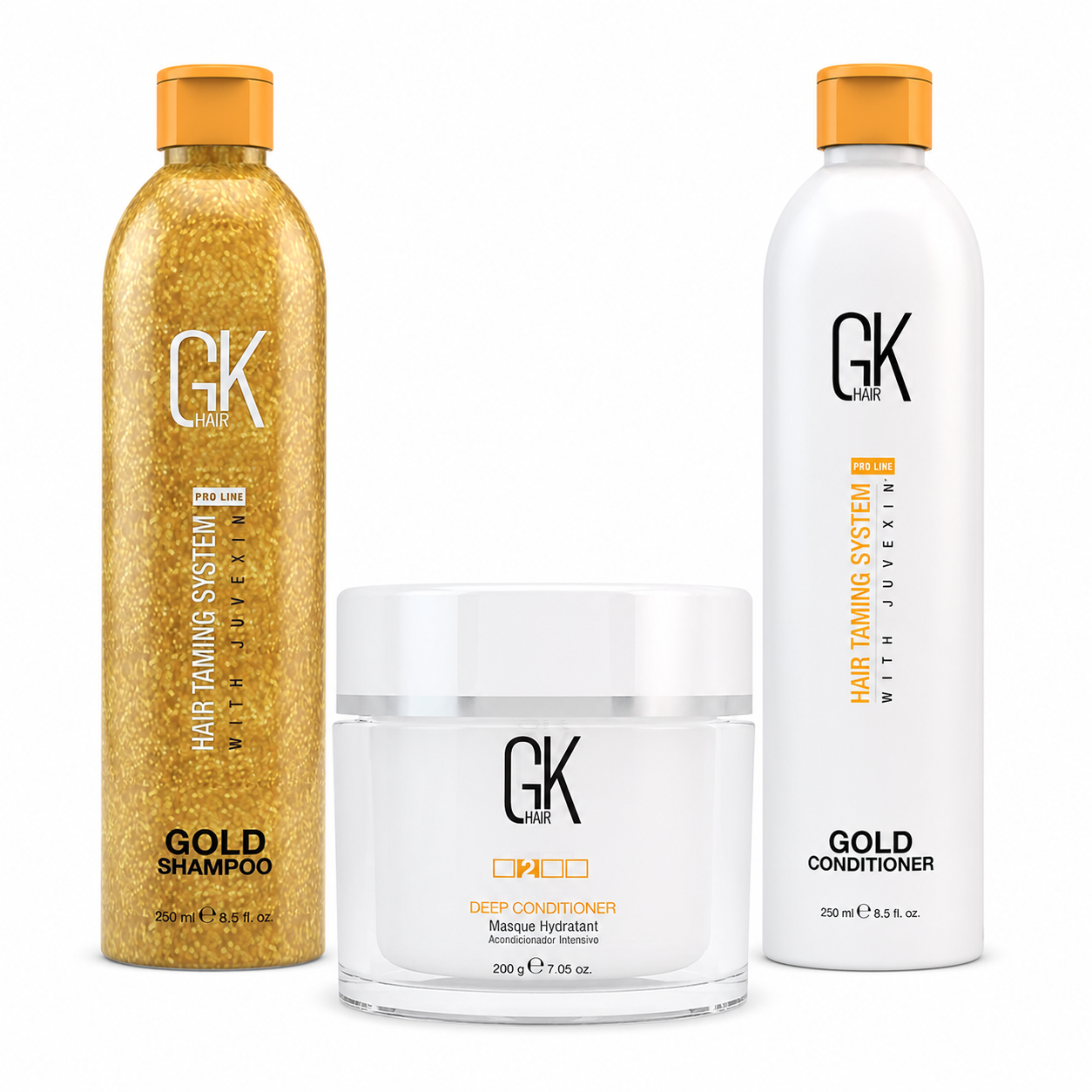 GK Gold Hydration & Deep Repair Trio - complete bundle