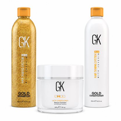 GK Gold Hydration & Deep Repair Trio - complete bundle
