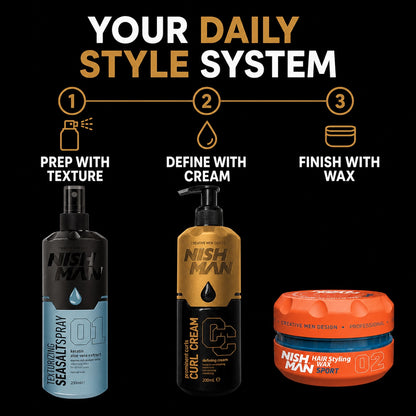 Nish Man Daily Styling Trio - Benefits