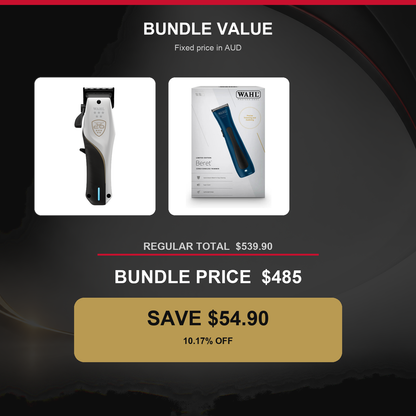 Wahl Vapor CE + Limited Edition Beret Duo value graphic showing $54.90 AUD savings