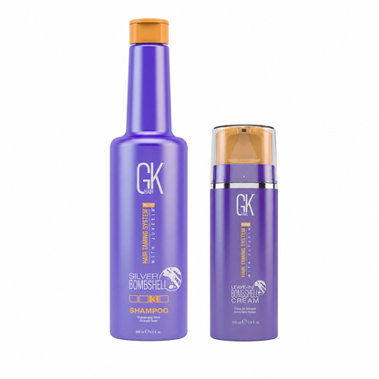 GK Blonde Bombshell Shampoo & Leave-In Duo - complete bundle