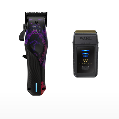 Wahl Vapor Space + Vanish Shaver Duo exact products on a clean white background