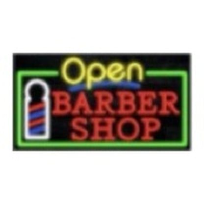 LED Open Barber Shop sign 80x40