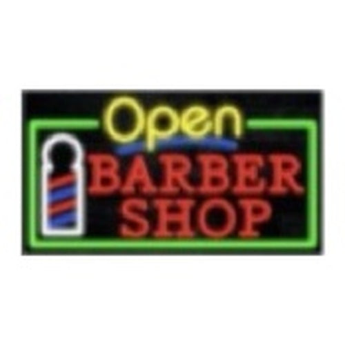 LED Open Barber Shop sign 80x40