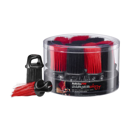 BaBylissPRO Barberology Knuckle Neck Brush Long – 12 Pack Tub