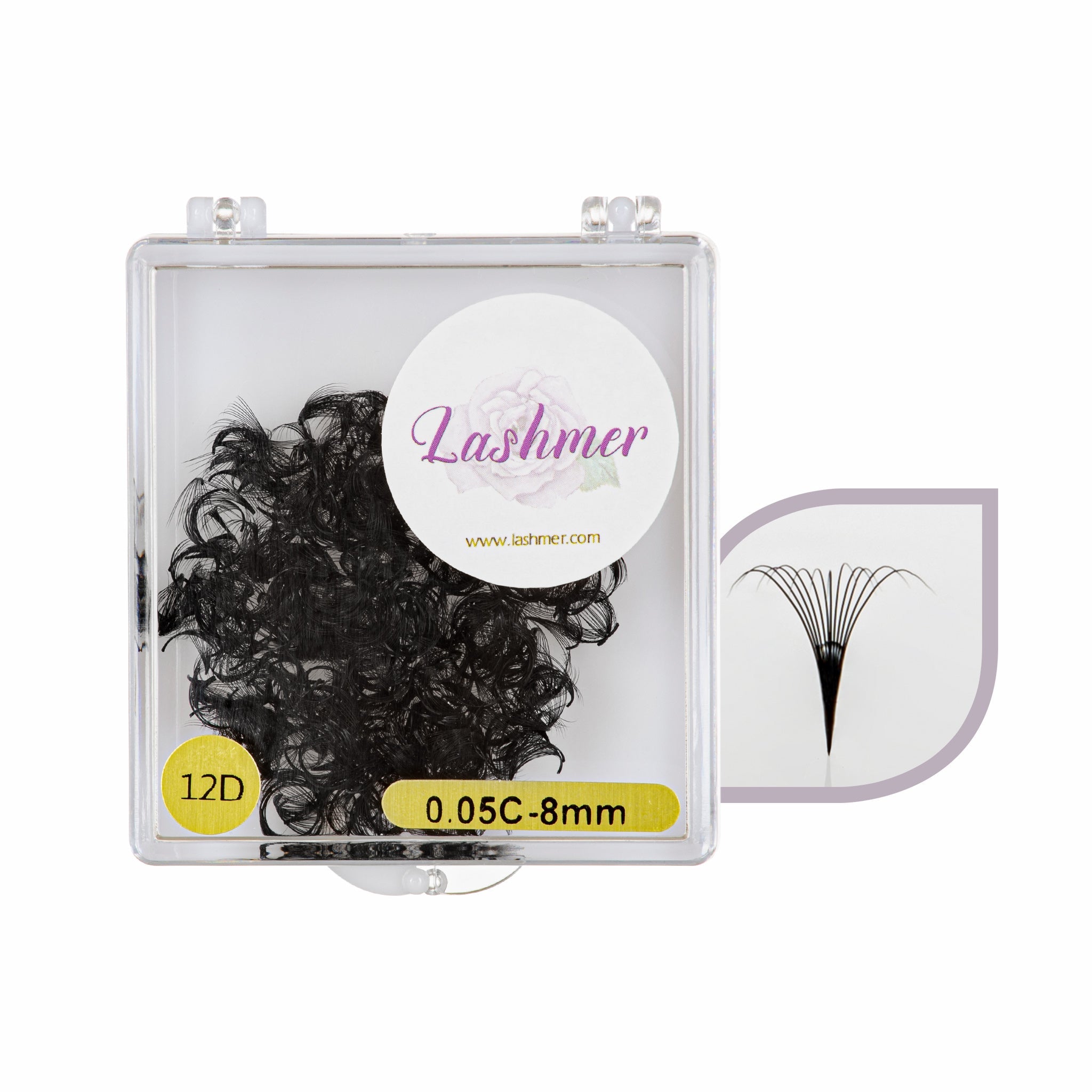 14D Loose Promade Fans | Lashmer | C, D Curl - 1000 Fans - Lashmer
