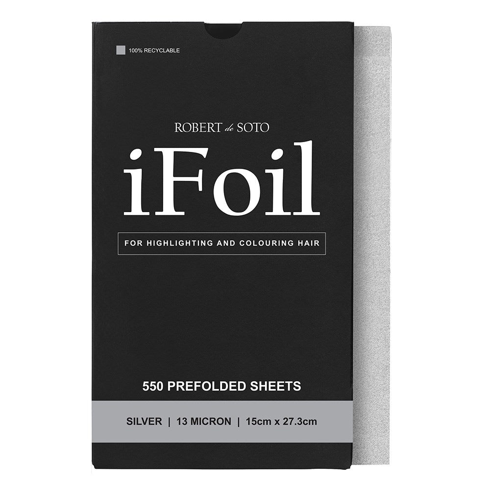 Robert de Soto iFoil Pre-Folded Wide Silver Foil 15cm x 27.3cm – 550 Sheets