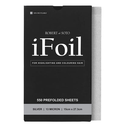 Robert de Soto iFoil Pre-Folded Wide Silver Foil 15cm x 27.3cm – 550 Sheets